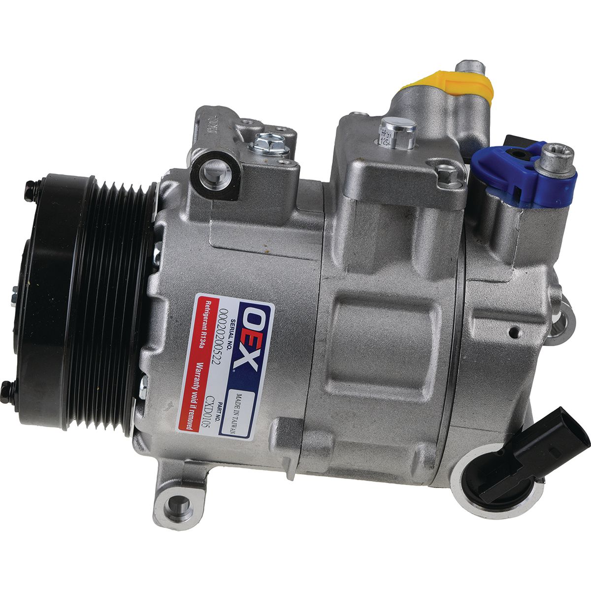OEX Air Conditioning Compressor 12V 6Pv Direct Mount Denso Style CXD0105