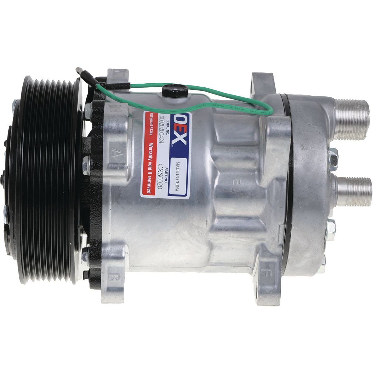 OEX Air Conditioning Compressor 24V 8Pv Ear Mount CXS0020