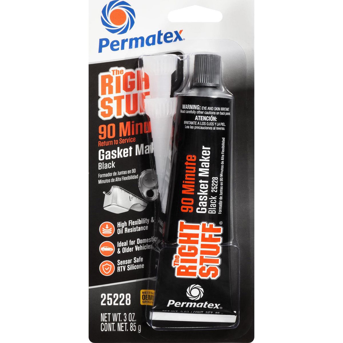 Permatex The Right Stuff 90 Minute Gasket Maker Black 85G PX25228