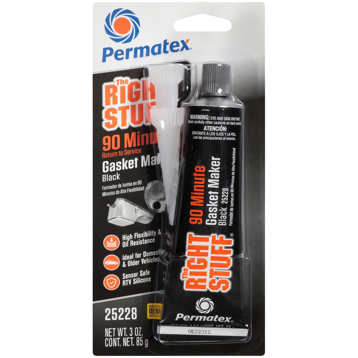 Permatex The Right Stuff 90 Minute Gasket Maker Black 85G PX25228