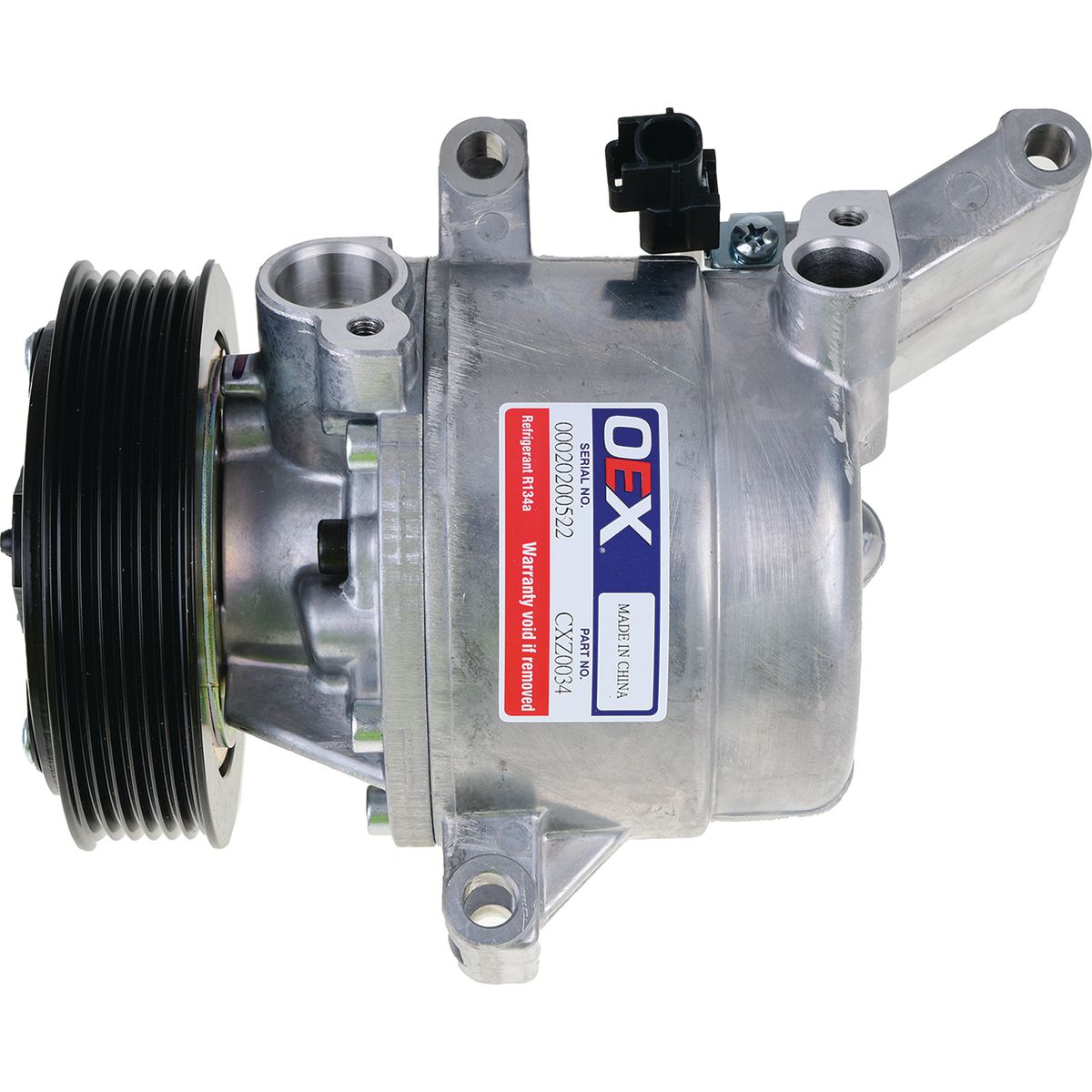 OEX Air Conditioning Compressor 12V Direct Mount Valeo Style CXZ0034