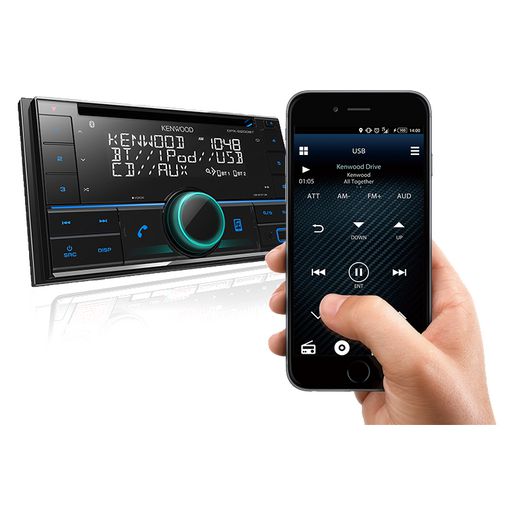 Kenwood Double Din Head Unit with Bluetooth DPX-5200BT