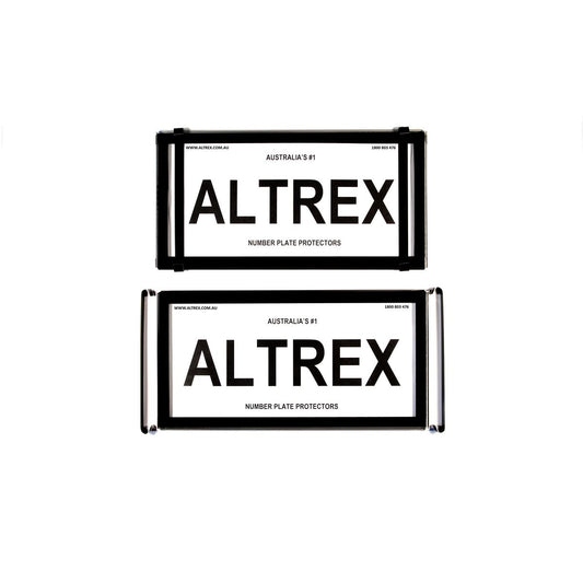 Altrex Number Plate Cover Japanese Style Black Without Lines