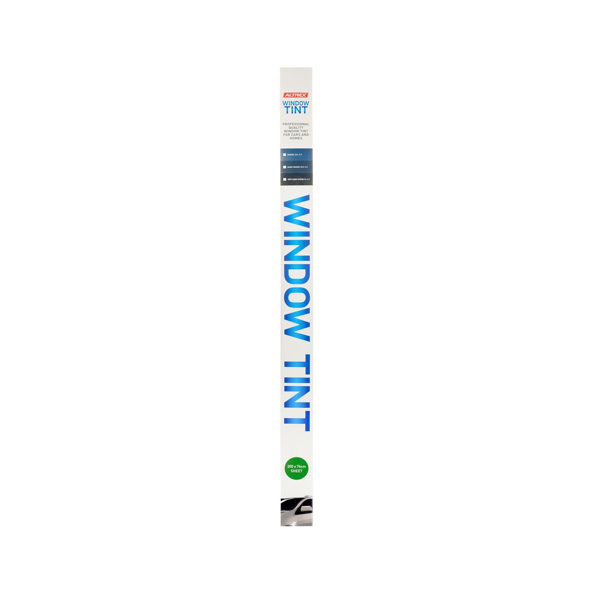 Altrex Window Tint Very Dark Smoke 5% VLT 300cm x 76cm WT5