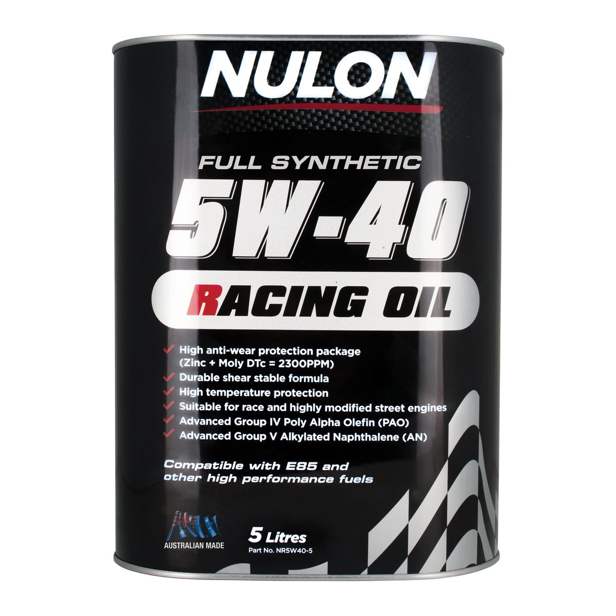 Nulon Racing Oil 5W-40 5L Full Synthetic NR5W40-5