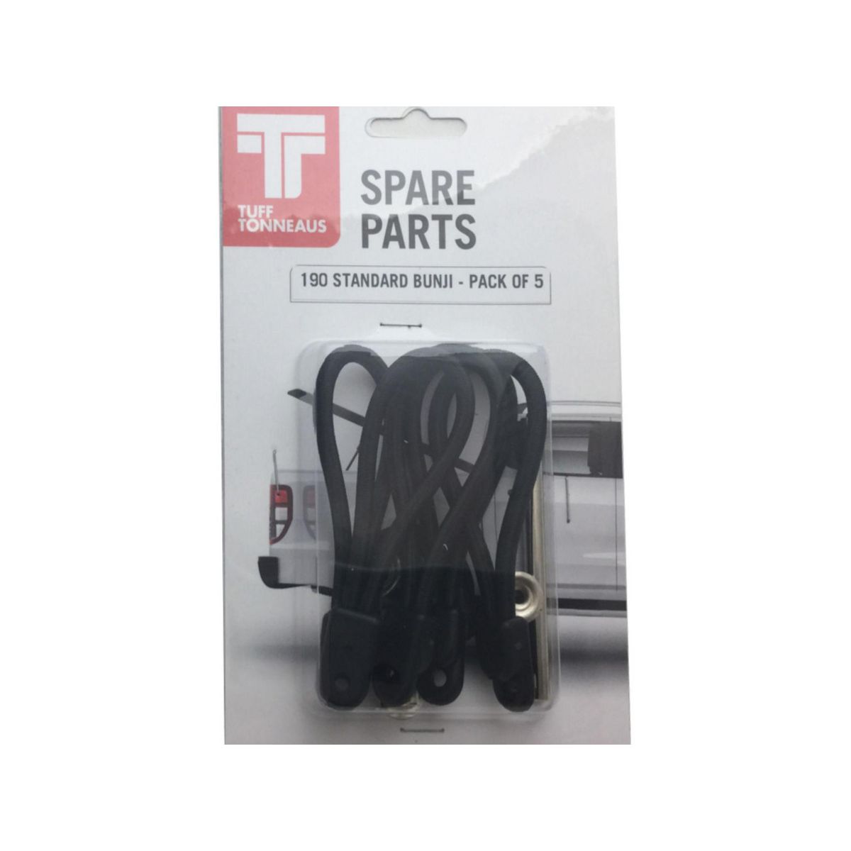 Tuff Tonneaus 190 Standard Bunji 5 Pack - 95mm STD. B190/5
