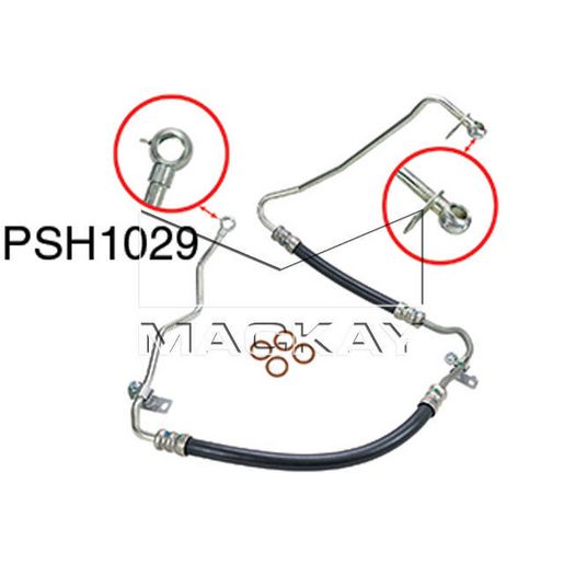 Mackay Power Steering Hose PSH1029