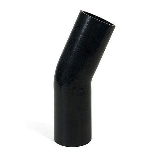 SAAS Silicone 23 Degree Hose 57 x 57mm Black SSH235757