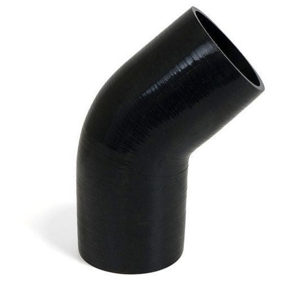 SAAS Silicone 45 Degree Hose 102 x 102mm Black SSH45102102