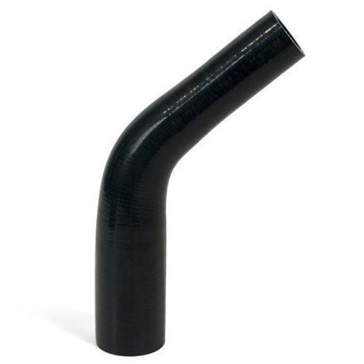 SAAS Silicone 45 Degree Reducer 38 x 51mm Black SSH453851