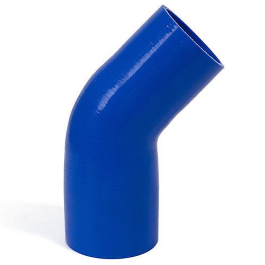 SAAS Silicone 45 Degree Reducer 76 x 95mm Blue SSH457695E