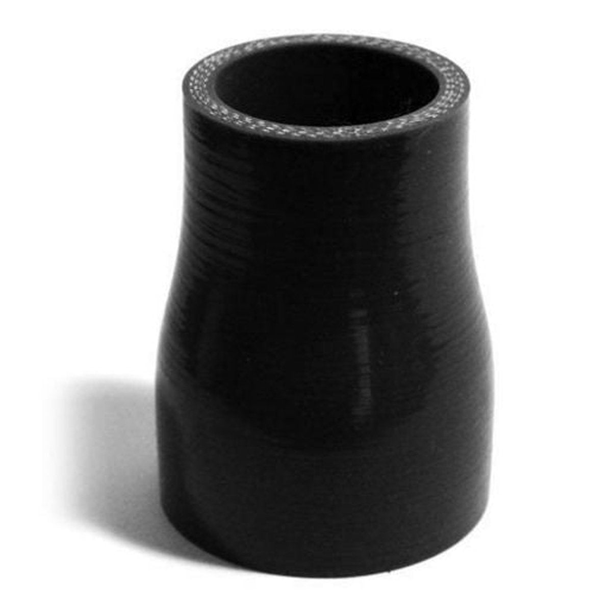 SAAS Silicone Straight Reducer 51 x 45 x 76mm Black SSH514576