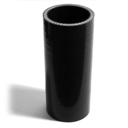 SAAS Silicone Straight Hose 51 x 51 x 127mm Black SSH5151127