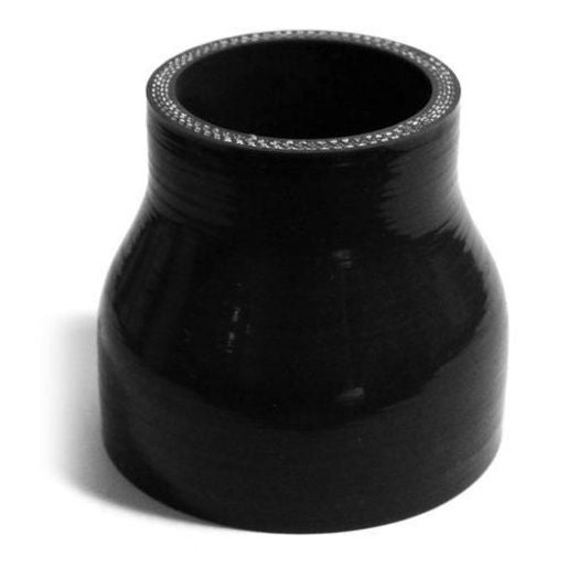 SAAS Silicone Straight Reducer 51 x 70 x 76mm Black SSH517076