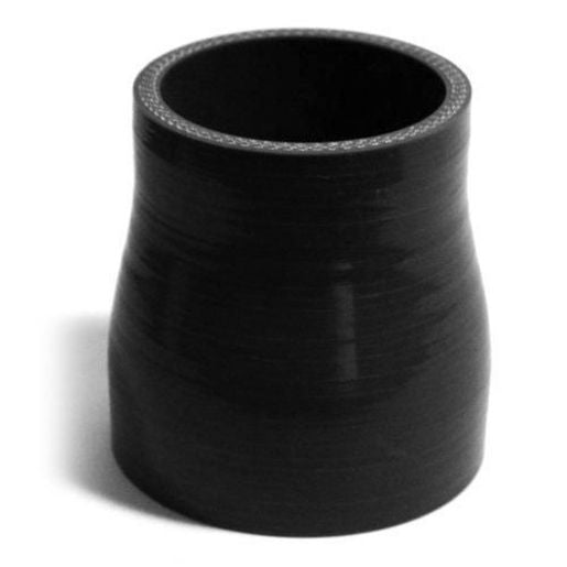 SAAS Silicone Straight Reducer 57 x 70 x 76mm Black SSH577076