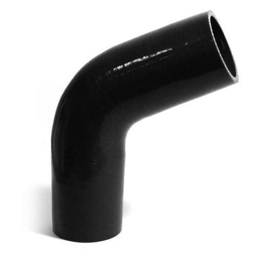 SAAS Silicone 67 Degree Hose 63 x 63mm Black SSH676363