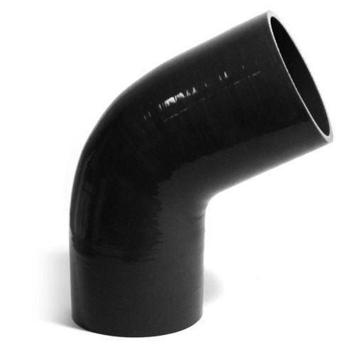 SAAS Silicone 67 Degree Hose 82 x 82mm Black SSH678282