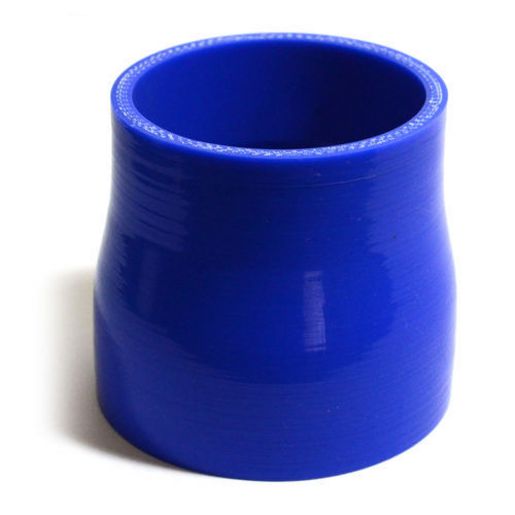 SAAS Silicone Straight Reducer 70 x 76 x 76mm Blue SSH707676E
