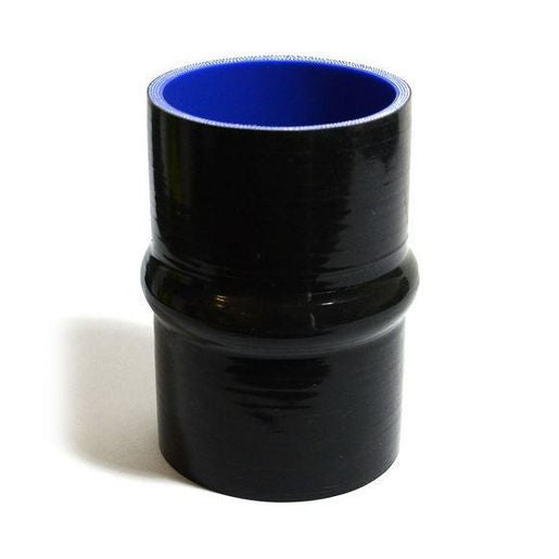 SAAS Silicone Straight Hose Hump 76 x 76 x 120mm Black SSH7676