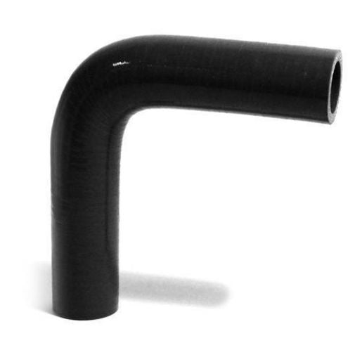 SAAS Silicone 90 Degree Hose 25 x 25mm Black SSH902525