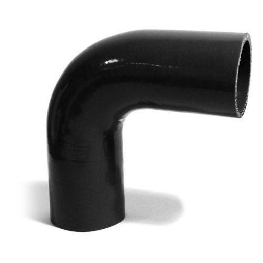 SAAS Silicone 90 Degree Hose 57 x 57mm Black SSH905757