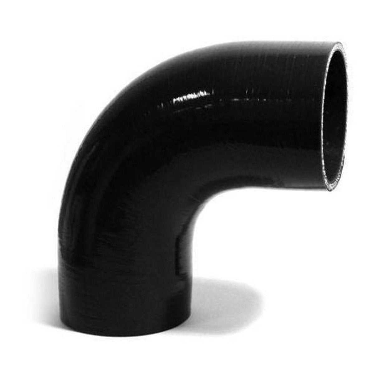 SAAS Silicone 90 Degree Hose 76 x 76mm Black SSH907676