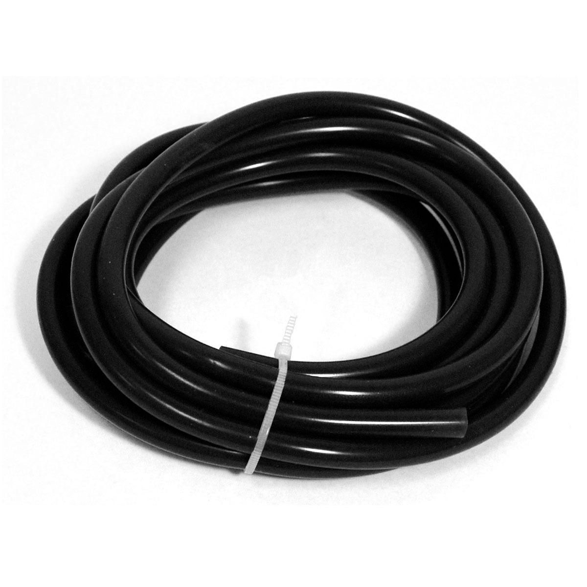 SAAS Silicone Vacuum Hose 6mm x 3m Black SSVH36MM