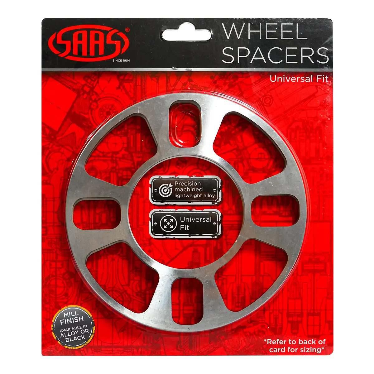 SAAS Wheel Spacer Universal 4 Stud 8mm (Pair) WS4008