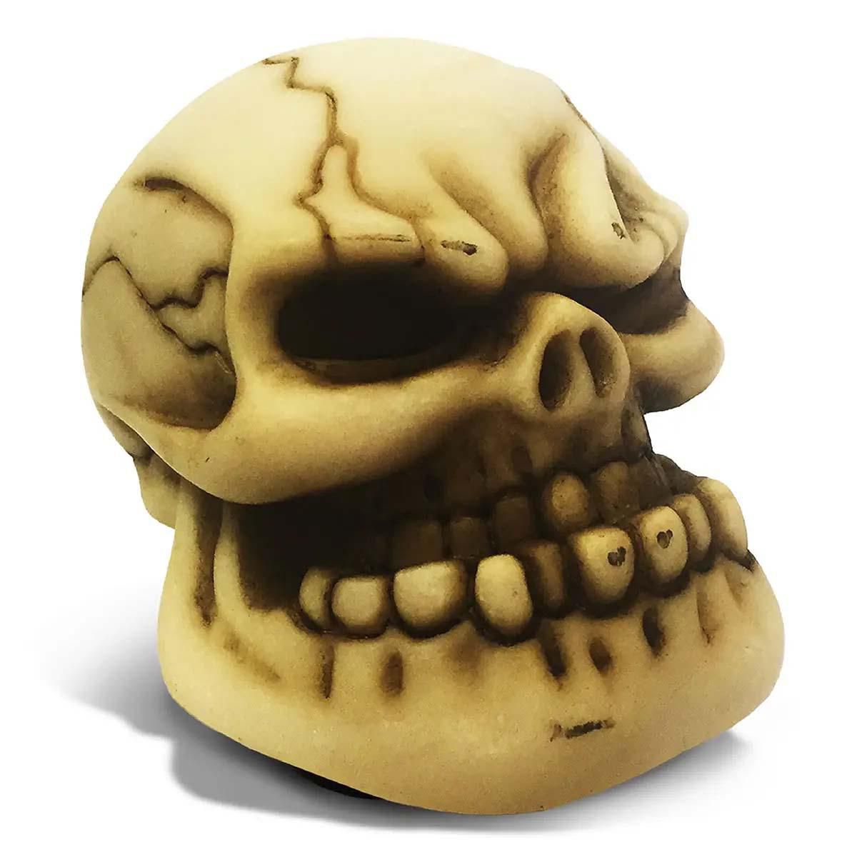SAAS Gear Knob Skull Cream Large SGKS05C