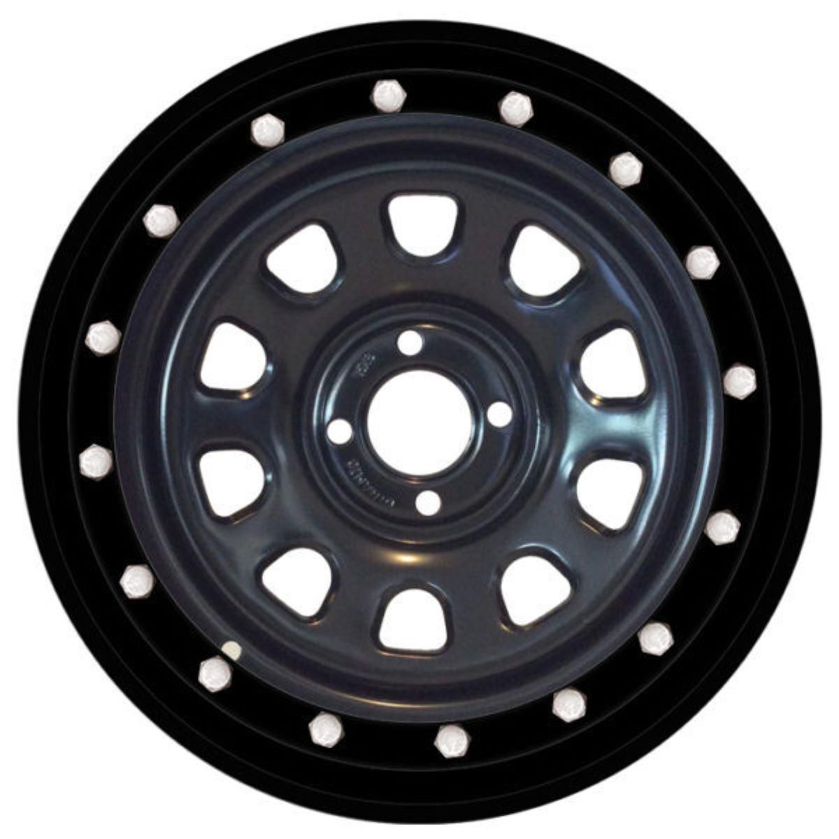 Autotecnica Wheel Trim Beadlock 15In Black Single BLS1