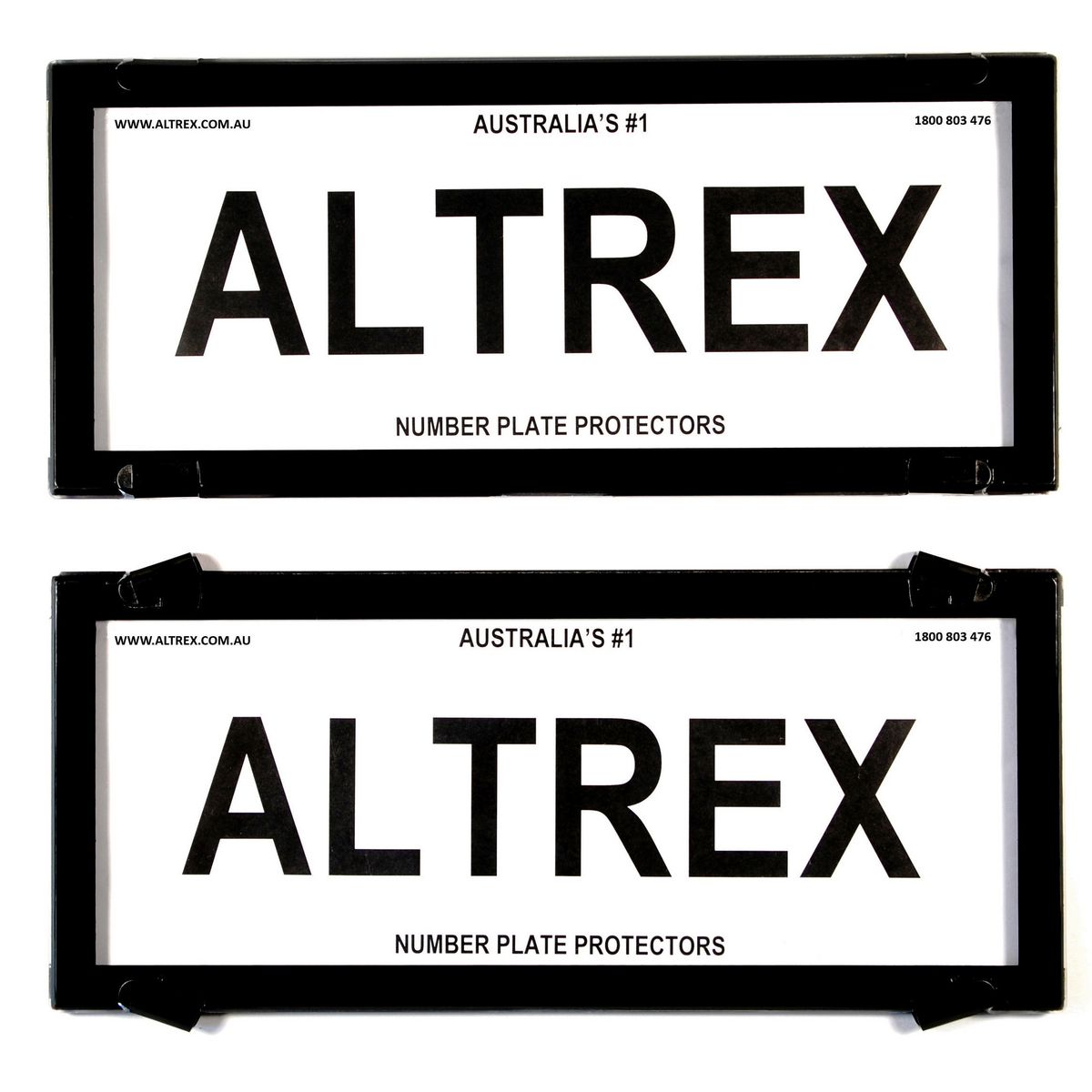 Altrex Number Plate Cover 5 Figure Black Without Lines