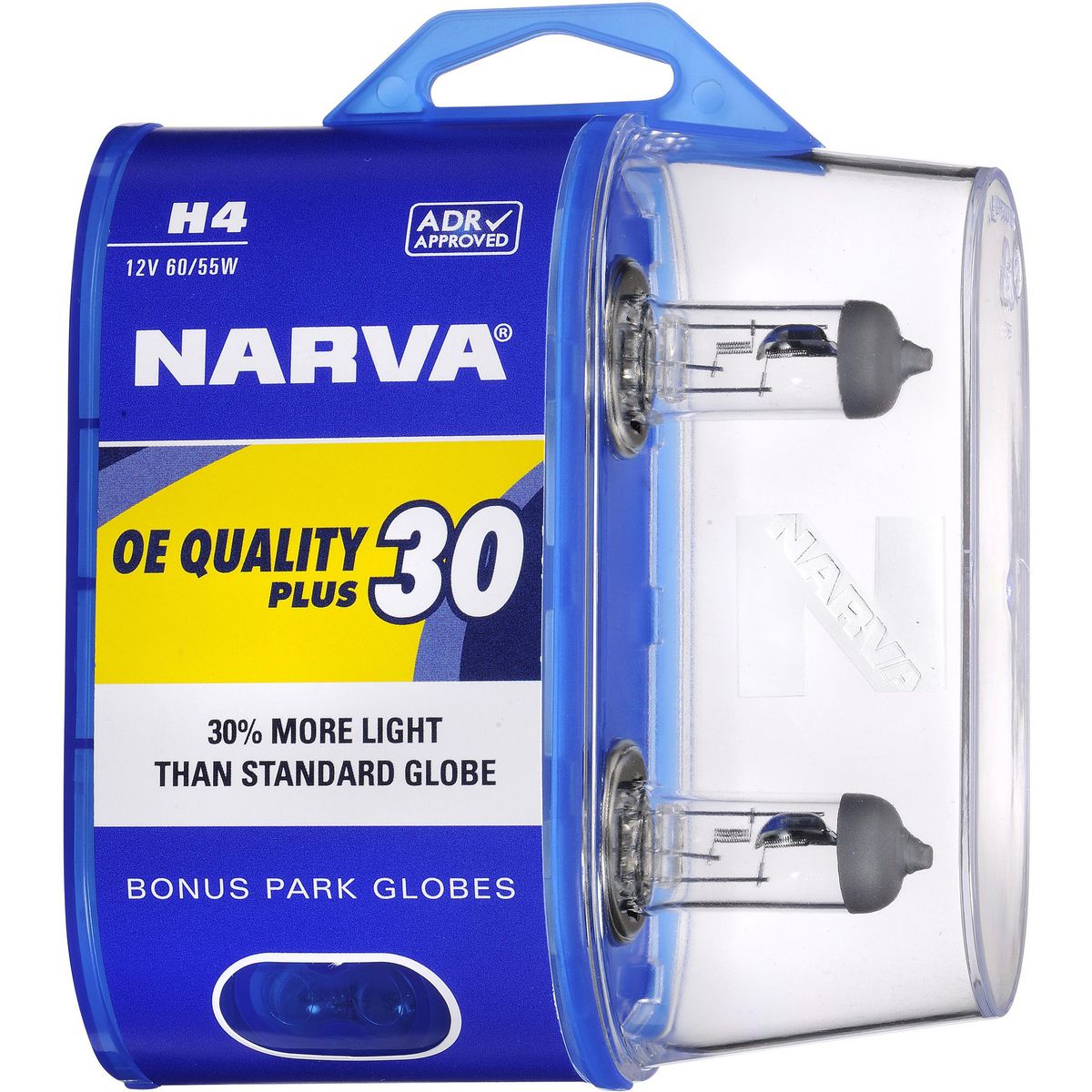 Narva H4 Globe 12V 55W Plus 30 48881BL2