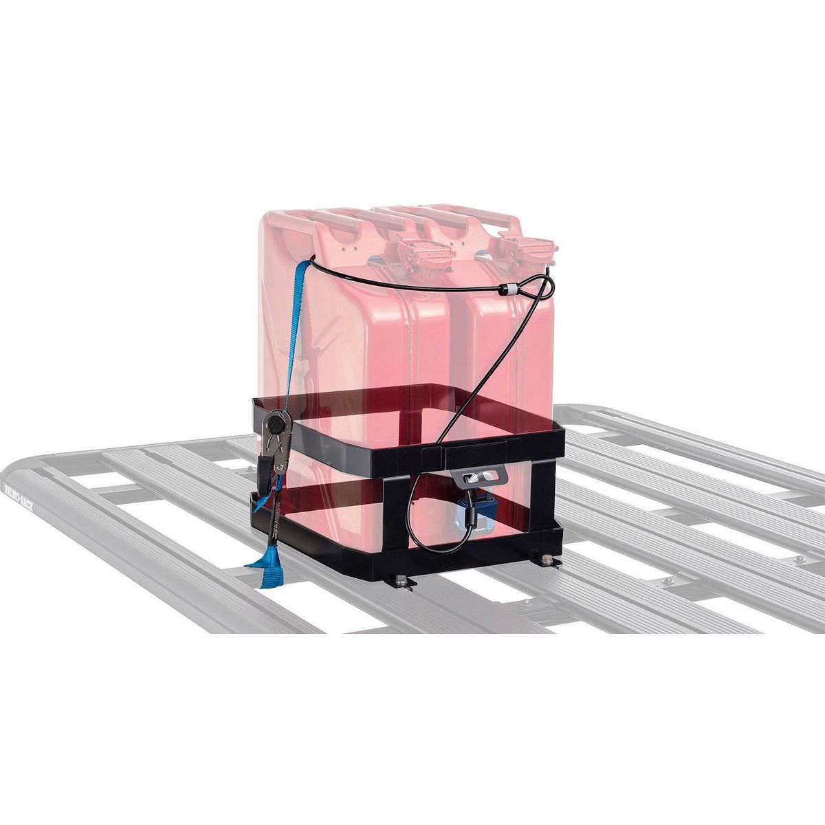 Rhino Rack Roof Rack Double Vertical Jerry Can Holder 43151