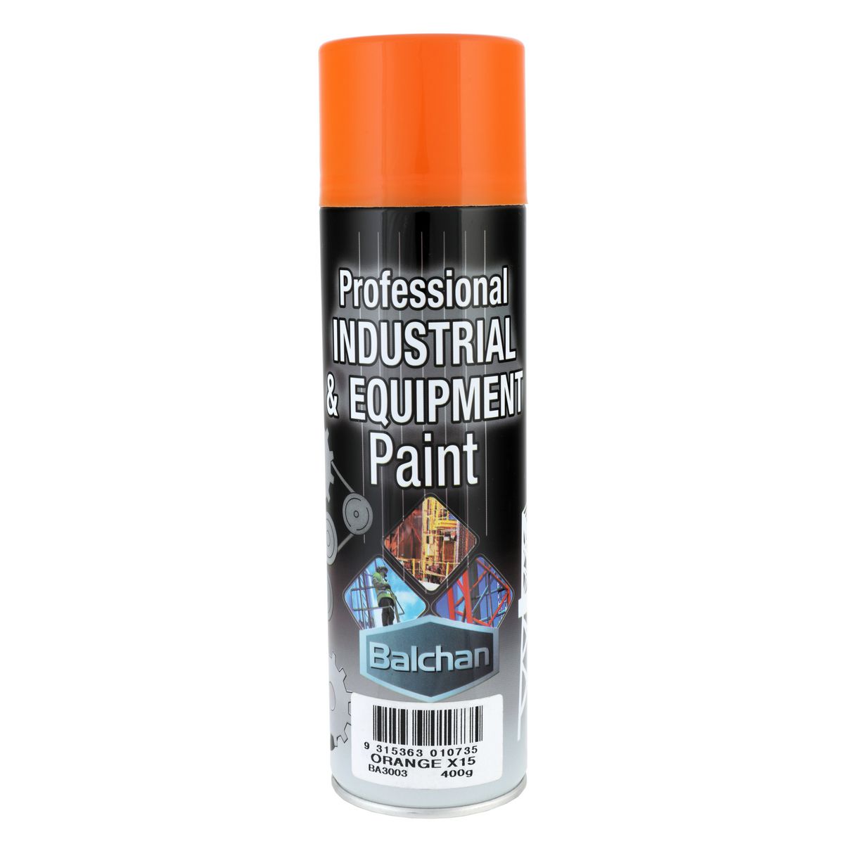Balchan Industrial Enamel Paint Orange X15 400g BA-3003