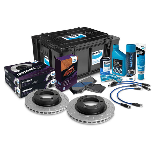Bendix Ultimate 4x4 Brake Upgrade Kit Front (Suits 2" Lift) U4WD-BUK1+2