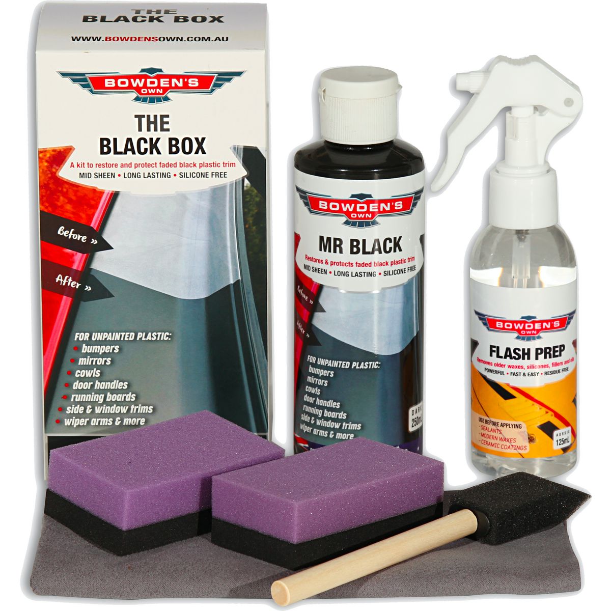 Bowden's Own Black Box 6pc Restoration & Protection Kit