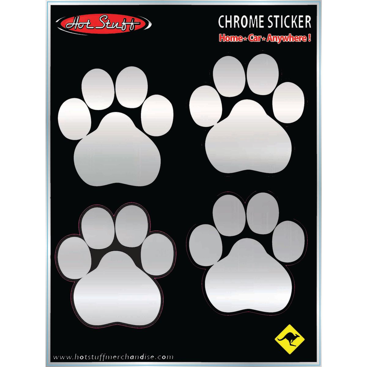 Hotstuff Hotstuff Paw Prints Decal CH112