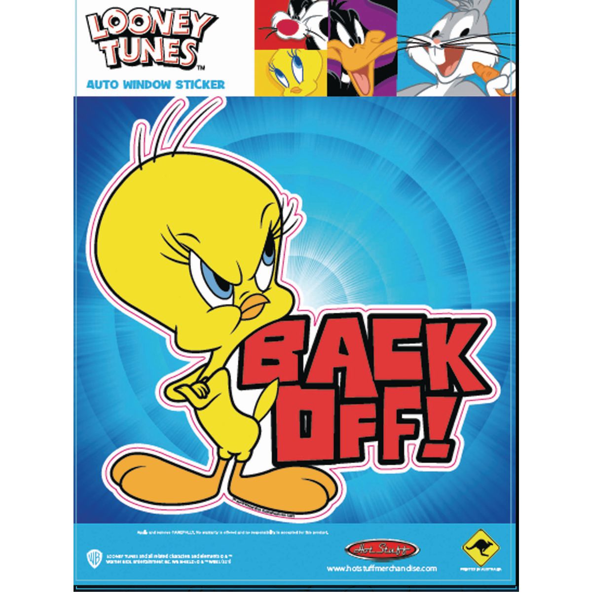 Hotstuff Hotstuff Tweety Back Off Decal SH144