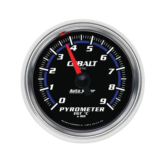 Autometer Cobalt 2-1/16in Pyrometer Gauge 0-900C Full Sweep Electric AU6144-M