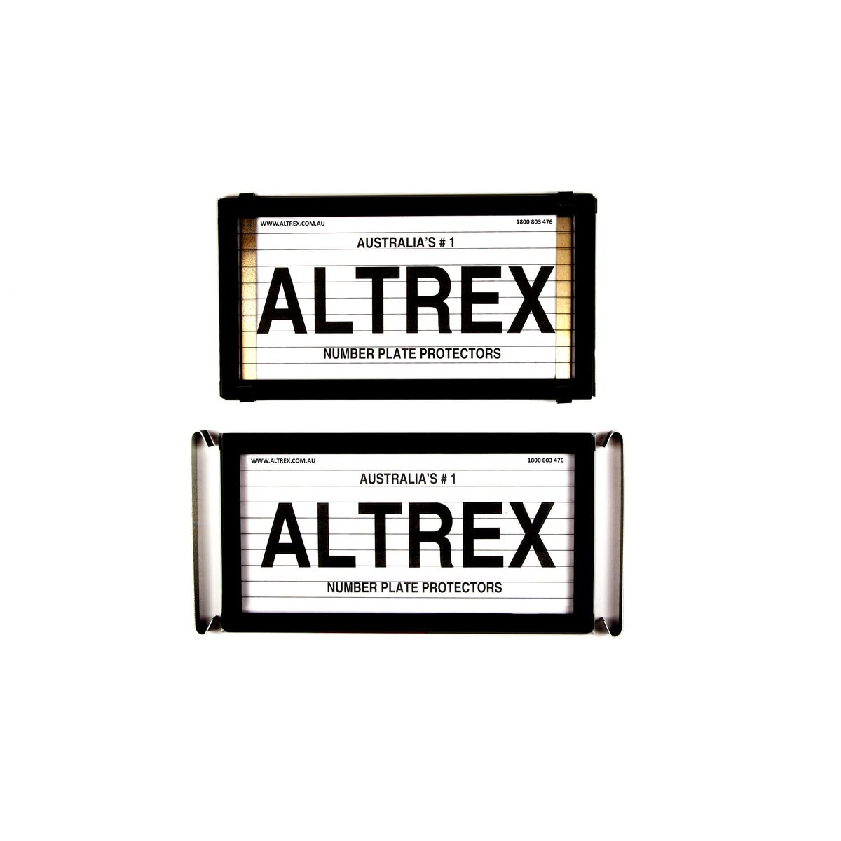 Altrex Number Plate Cover 6 Figure Black Without Lines