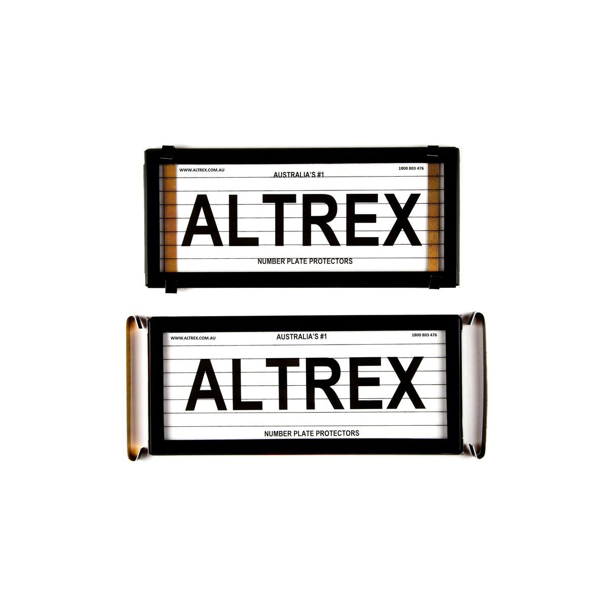 Altrex Number Plate Cover Historic Black With Lines