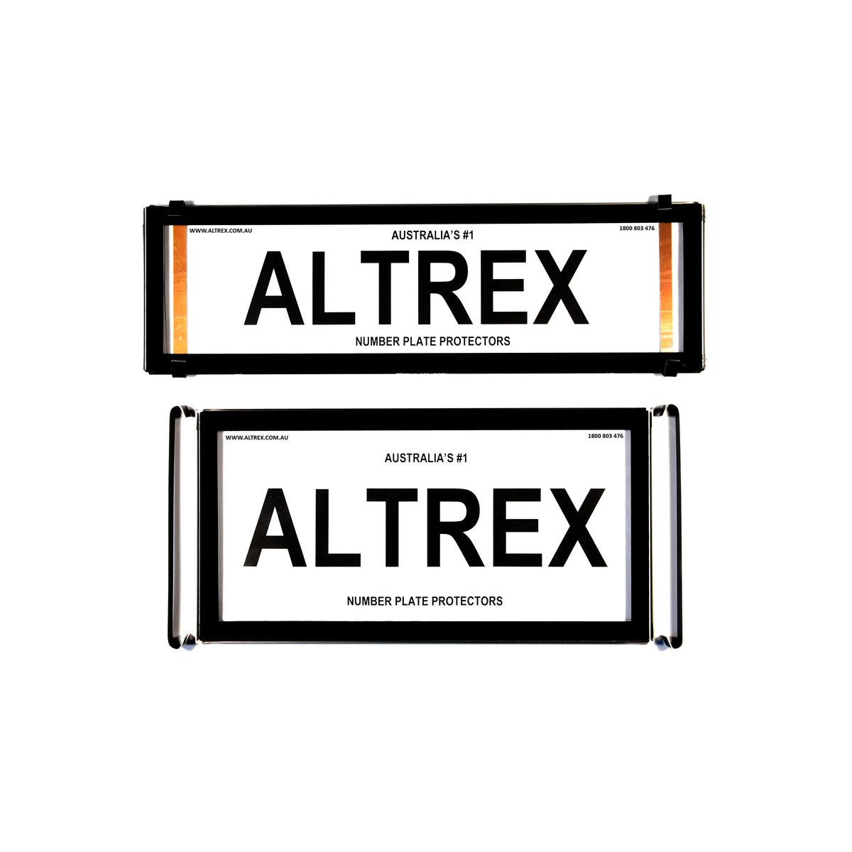 Altrex Number Plate Cover US/Slimline Combination Black Without Lines