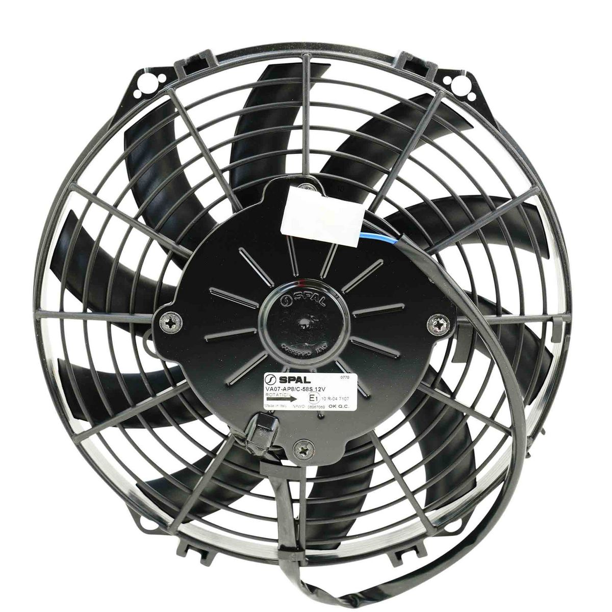 SPAL 9" Curved Blade Electric Fan (Pull Type) PWAC09SK