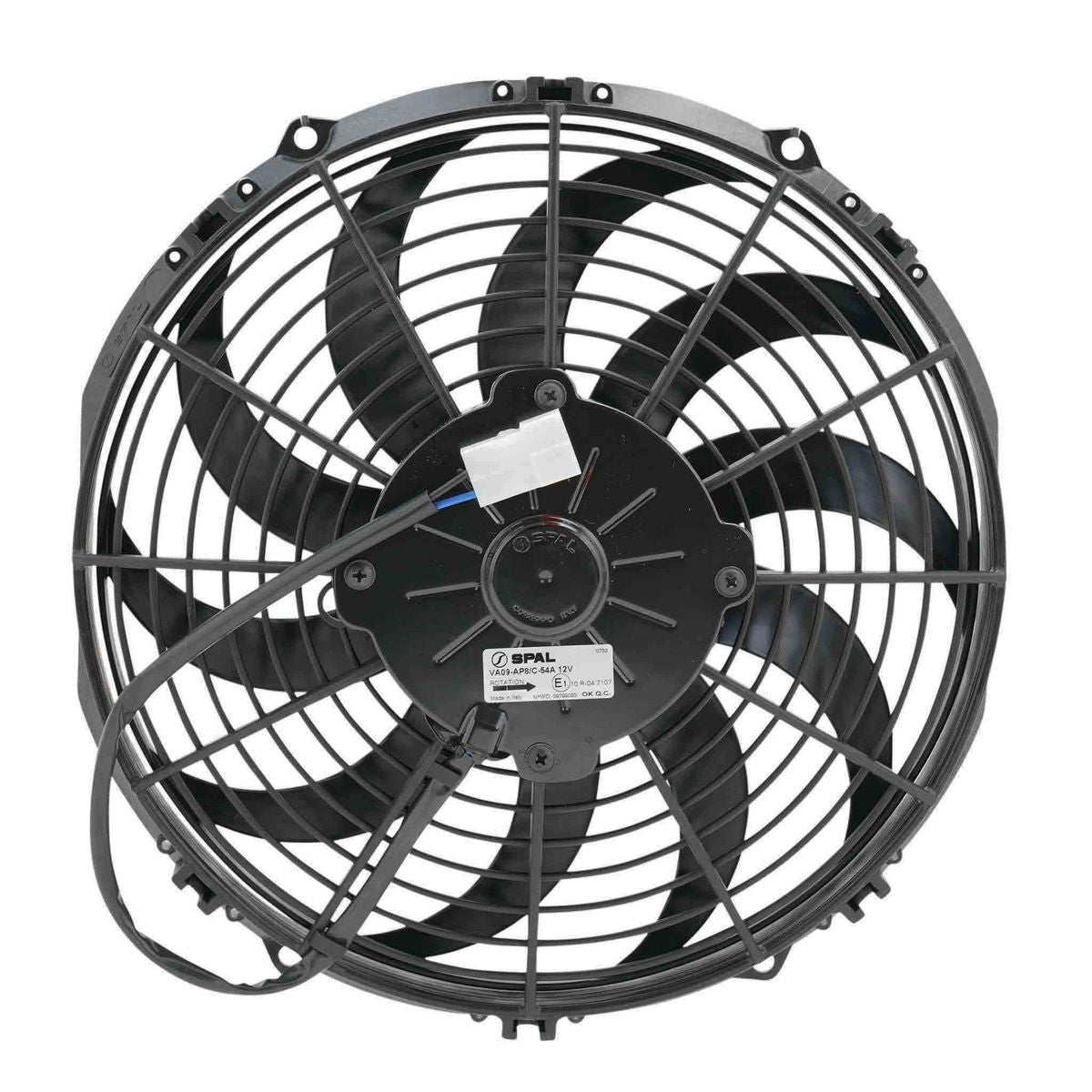 SPAL 11" Curved Blade Electric Fan (Pull Type) PWAC11SK