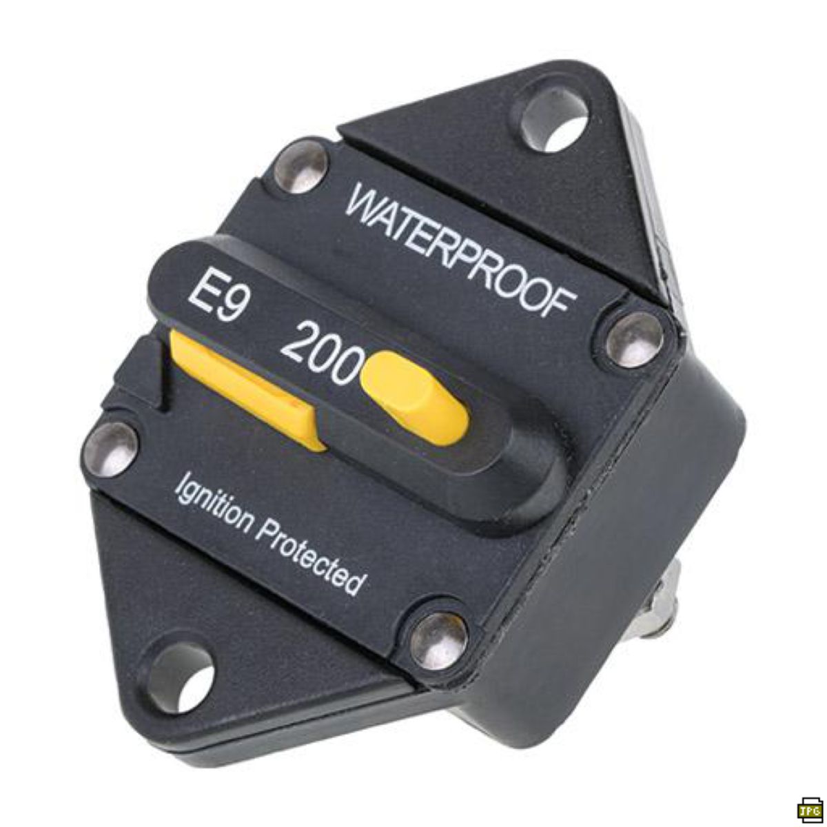 OEX Flush Mount Circuit Breaker Manual Reset 200A ACX2068