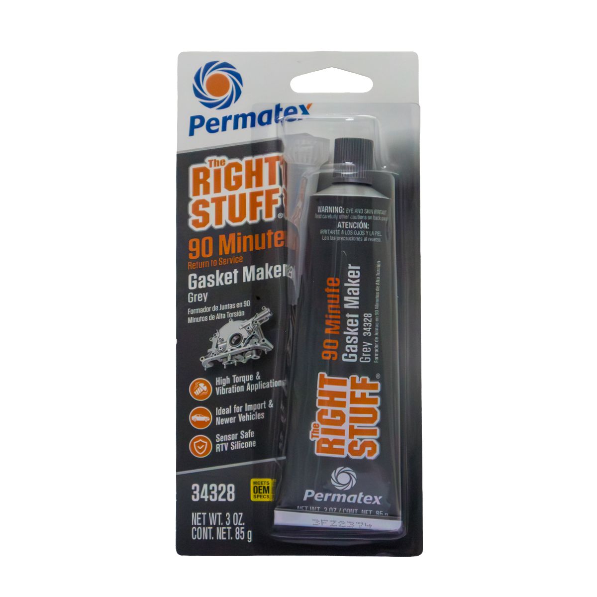 Permatex The Right Stuff Gray 90 Minute Gasket Maker 85g