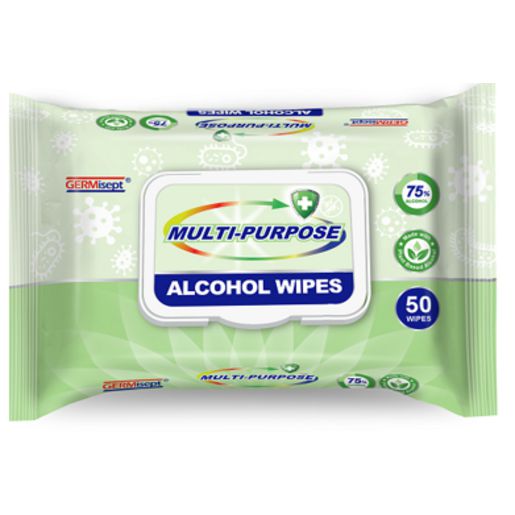 Nice Pak Germisept Alcohol Multipurpose Wipes 56830