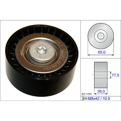 INA Drive Belt Pulley 532 0608 10
