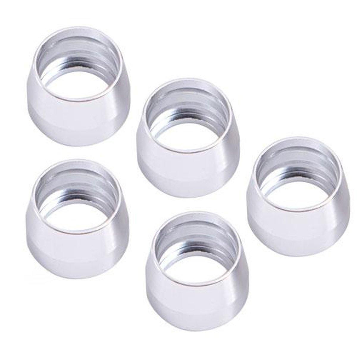 Aeroflow AF299-06SS Teflon S/S Olive Insert -6AN Suits Teflon Hose End -6AN 5Pk AF299-06SS