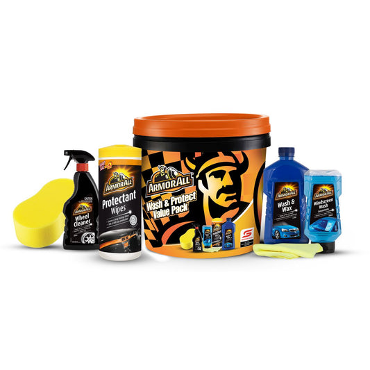 Armor All Wash & Protect 7pc Bucket Kit